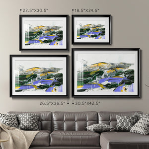Silent Mountain II - Modern Framed Art Print