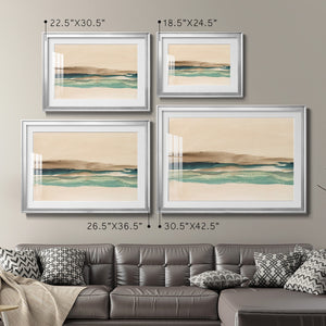 Layered Horizon I - Modern Framed Art Print