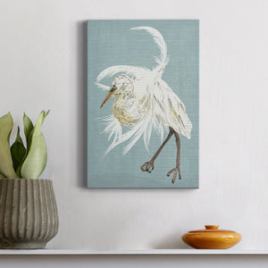 Heron Plumage IV Premium Gallery Wrapped Canvas - Ready to Hang