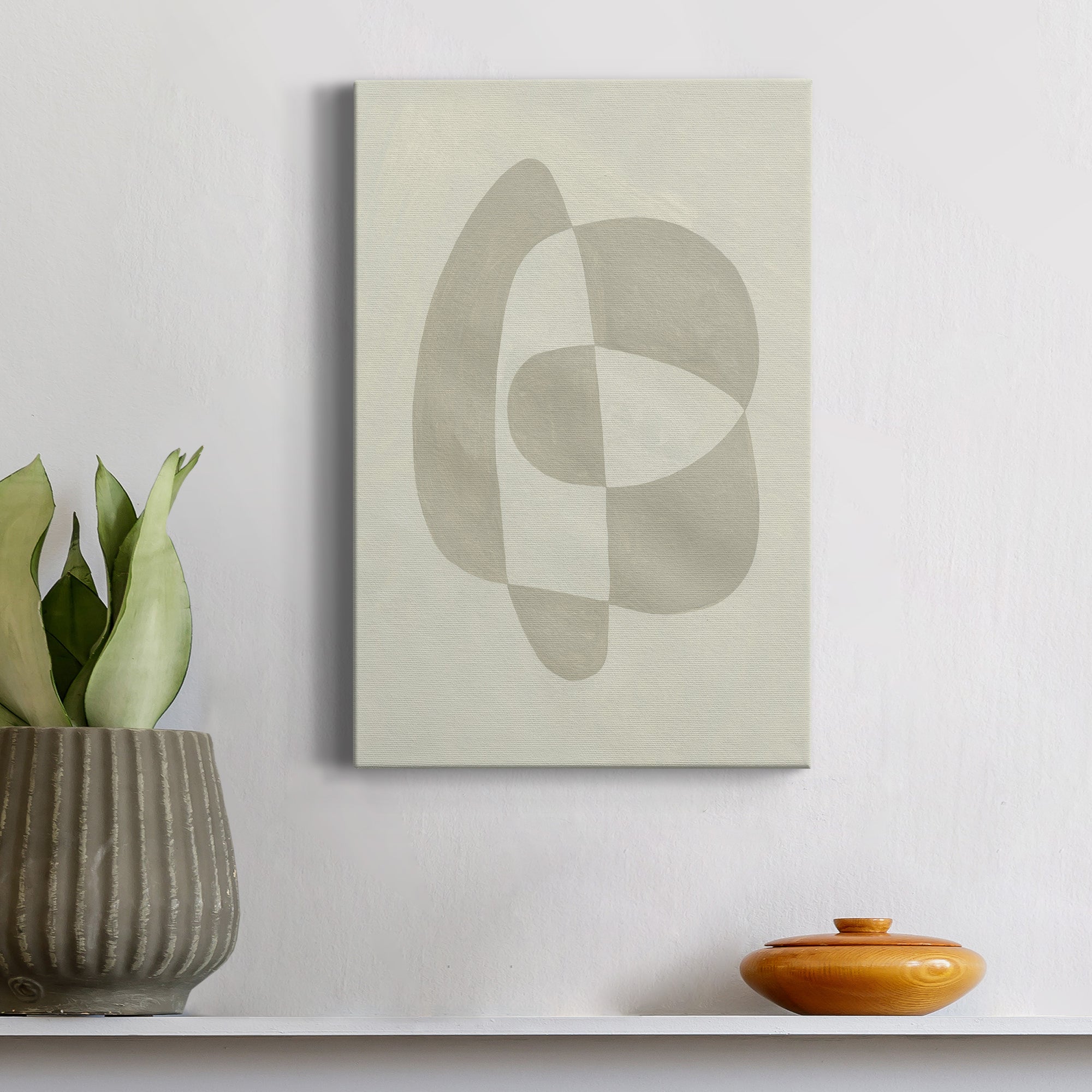 Soft Shape III Premium Gallery Wrapped Canvas - Ready to Hang