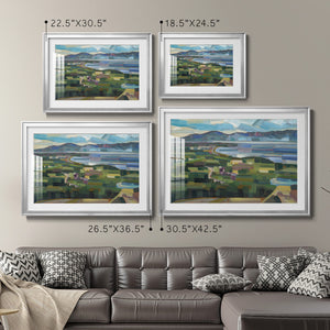 View From Goose Park - Modern Framed Art Print