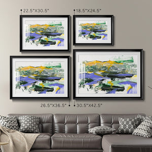 Silent Mountain III - Modern Framed Art Print