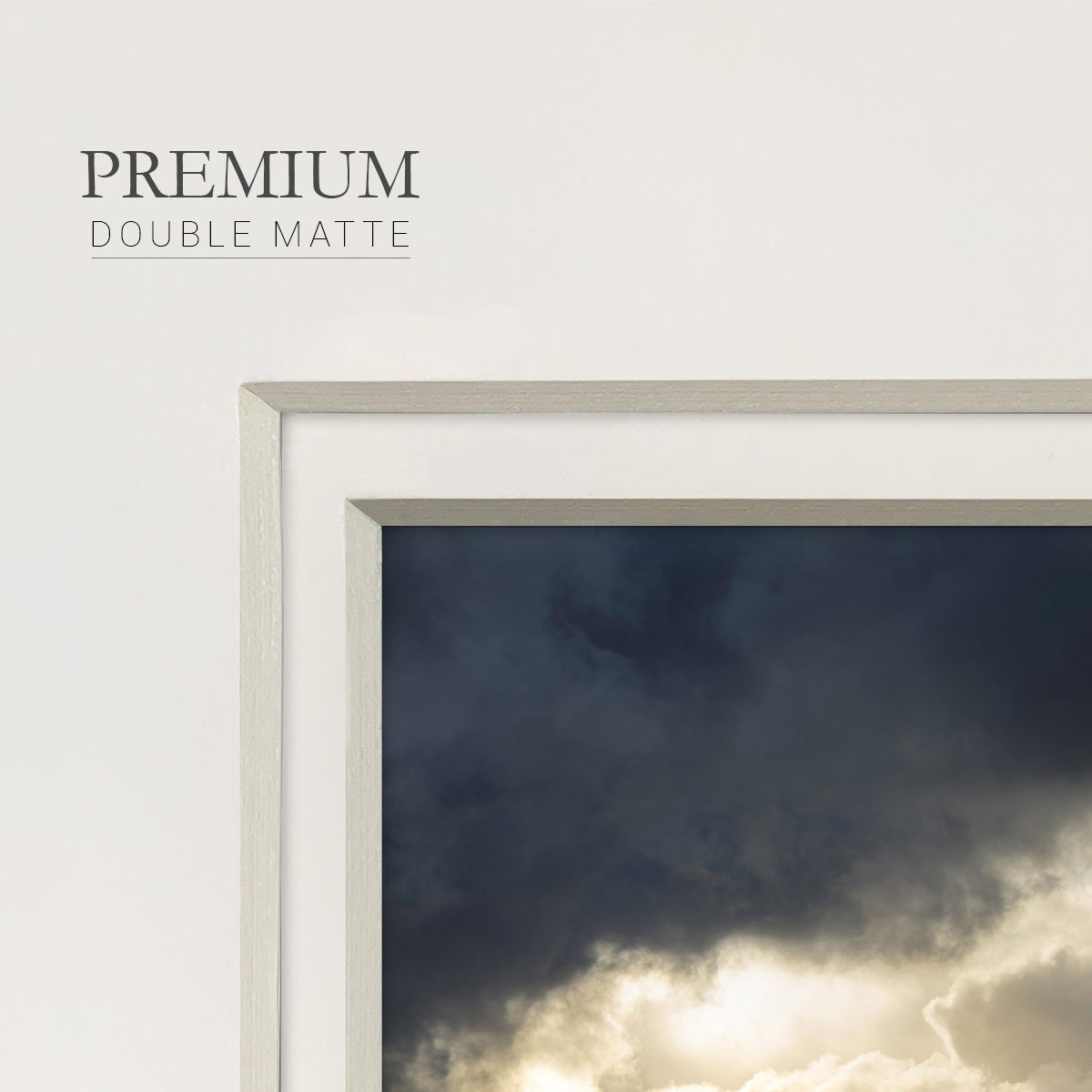 Rays of Light Premium Framed Print Double Matboard