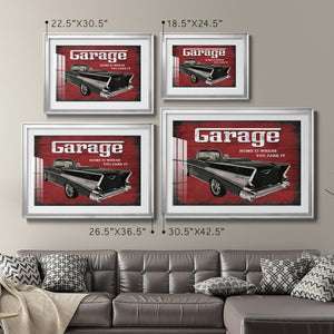 The Garage - Modern Framed Art Print