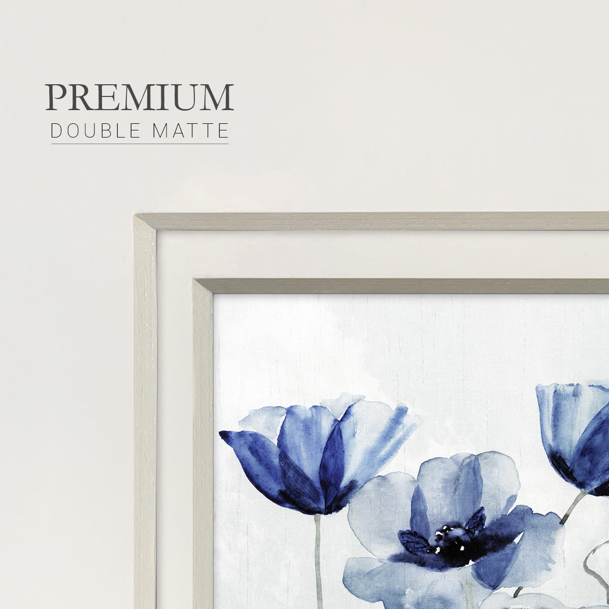 Indigo Spring Awakening Premium Framed Print Double Matboard