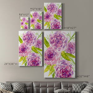 Bouquet Rose II Premium Gallery Wrapped Canvas - Ready to Hang