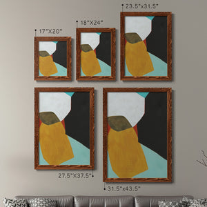 Graphica I - Barnwood Framed Canvas Set