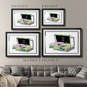 Record Shop II - Modern Framed Art Print