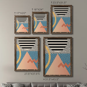 Modern Memphis I - Premium Framed Canvas 2 Piece Set - Ready to Hang
