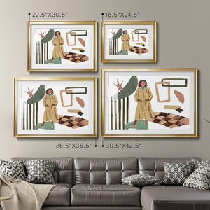 Vintage Vibes VI - Modern Framed Art Print