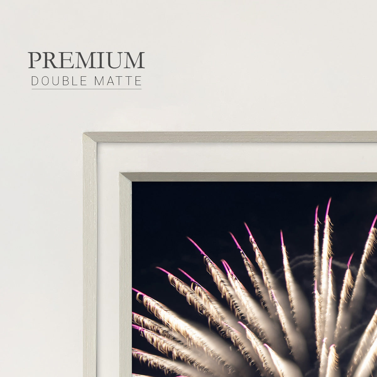 Sky Bloom Premium Framed Print Double Matboard