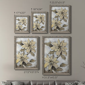 Poinsettia Study I - Premium Framed Canvas - Ready to Hang
