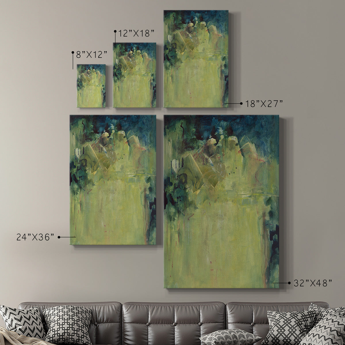 Paradise Falls II Premium Gallery Wrapped Canvas - Ready to Hang