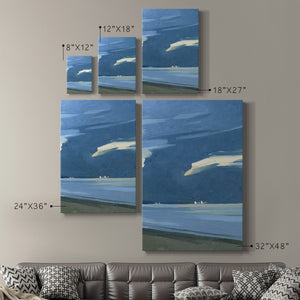 Blue Ocean Evening III Premium Gallery Wrapped Canvas - Ready to Hang
