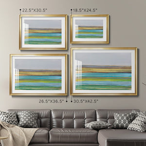 Parallel Striae I - Modern Framed Art Print