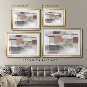 Bright Pastel - Modern Framed Art Print
