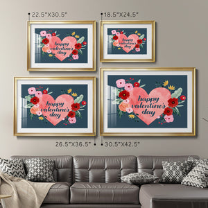 Sweet Hearts Collection A - Modern Framed Art Print