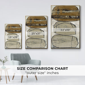 Dim Sum I - Framed Premium Gallery Wrapped Canvas L Frame - Ready to Hang