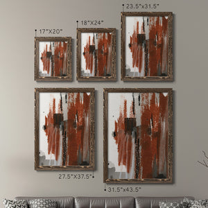 Loft Pastel V - Barnwood Framed Canvas Set