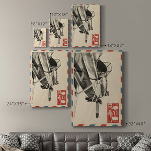 Vintage Airmail I - Canvas Art Print