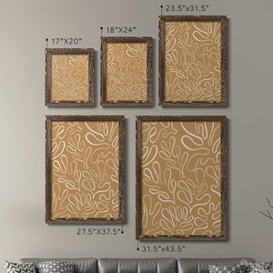 Matisse Pieces I - Barnwood Framed Canvas Set