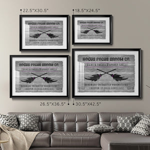 Hocus Pocus Broom Co. - Modern Framed Art Print
