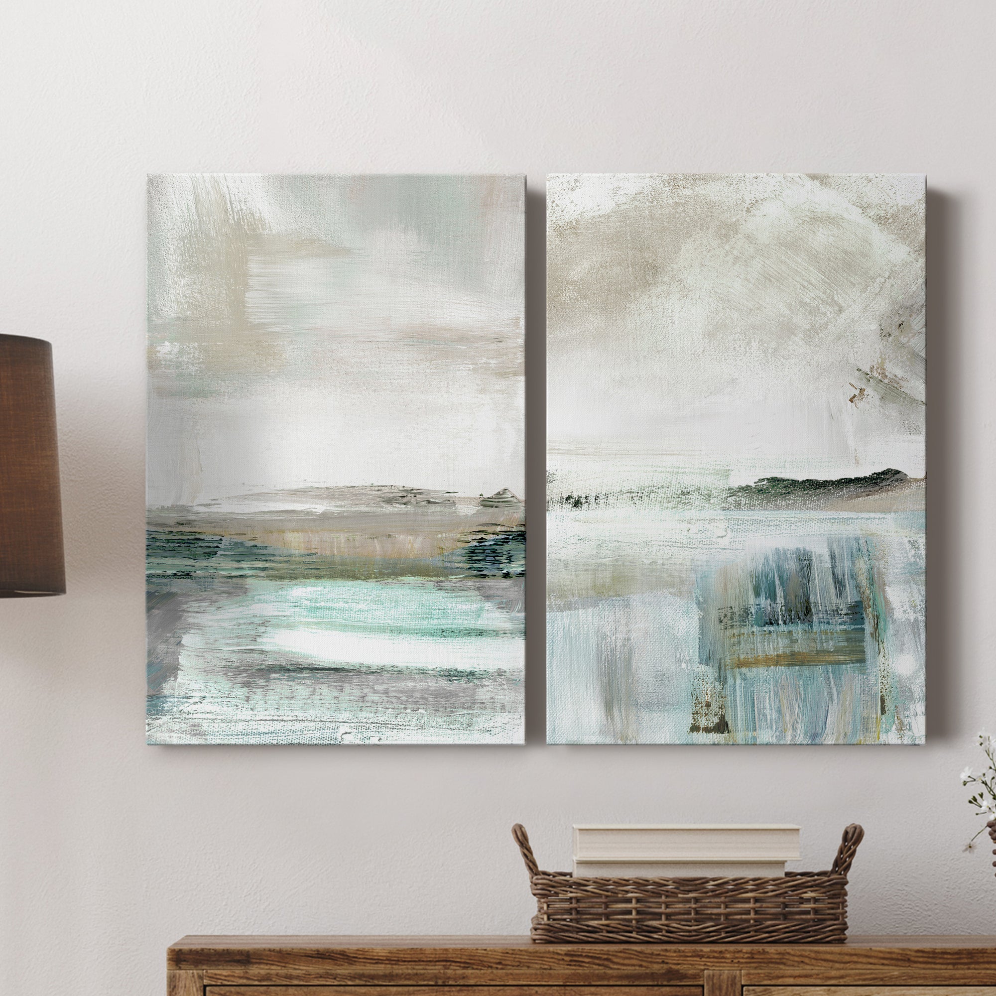 Summer Teal I Premium Gallery Wrapped Canvas - Ready to Hang