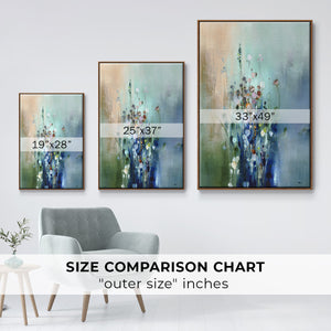 Current Air II - Framed Premium Gallery Wrapped Canvas L Frame - Ready to Hang