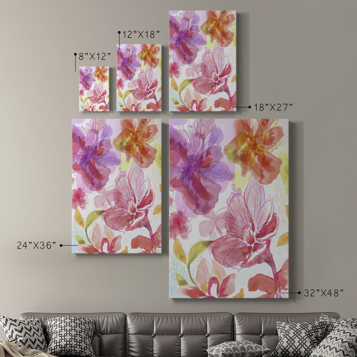 Blossoms in the Sun III Premium Gallery Wrapped Canvas - Ready to Hang