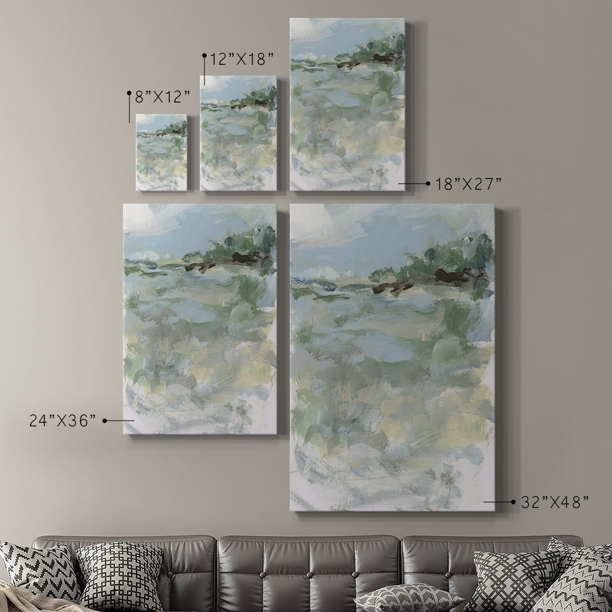 Far Away View II Premium Gallery Wrapped Canvas - Ready to Hang