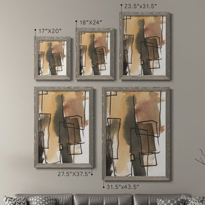 Retro Vibe III - Barnwood Framed Canvas Set