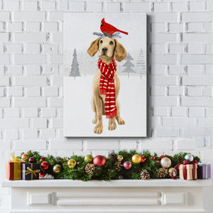 Christmas Cats & Dogs V Premium Gallery Wrapped Canvas - Ready to Hang