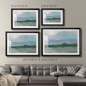 Twilight Vista Study I - Modern Framed Art Print