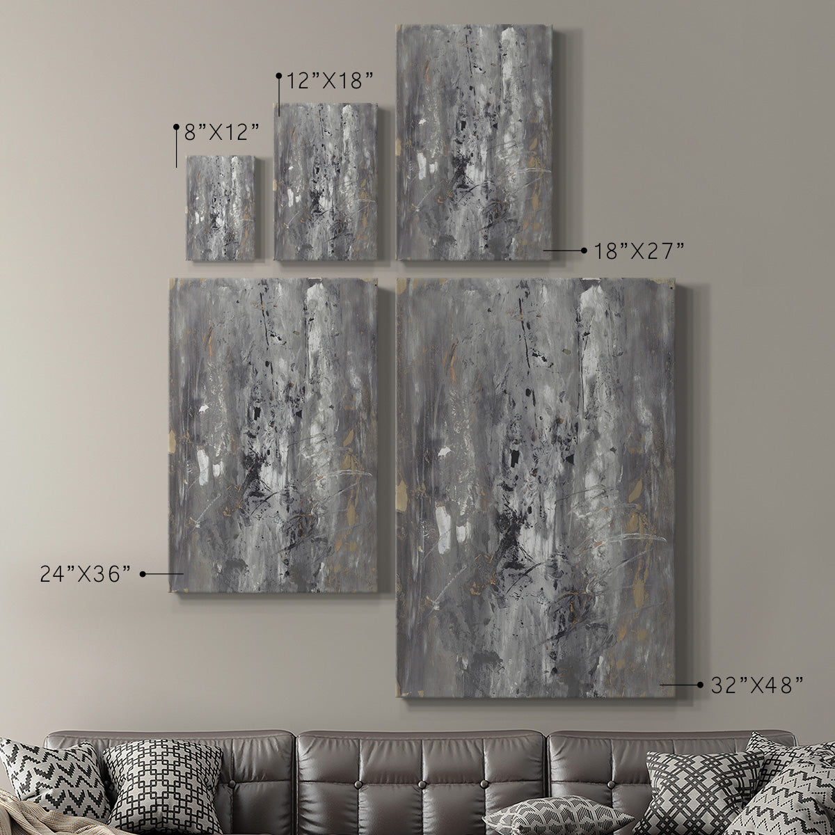 Ancient Marks I Premium Gallery Wrapped Canvas - Ready to Hang