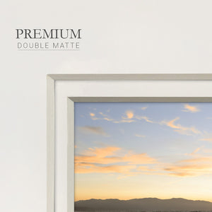 Peaceful Shore Premium Framed Print Double Matboard