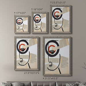 Faces of A Century I - Barnwood Framed Canvas Set