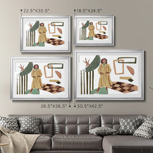 Vintage Vibes VI - Modern Framed Art Print