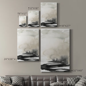 Ebony Horizon Triptych I - Canvas Art Print
