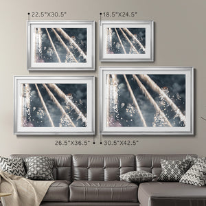 Celestial Glimmer - Modern Framed Art Print