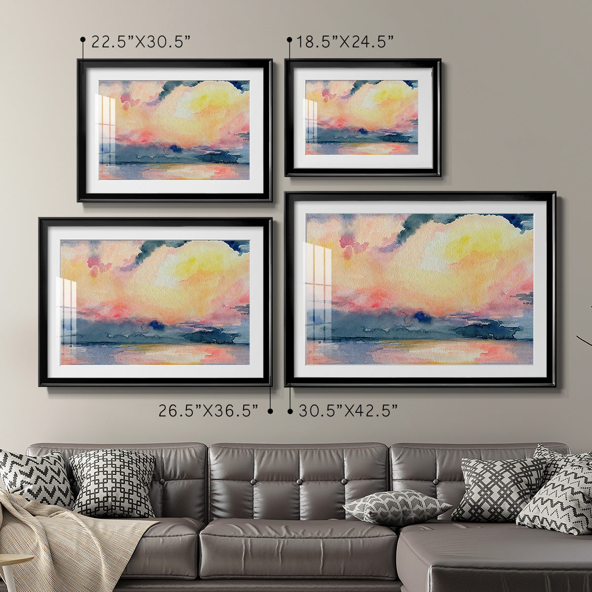 Prism Seascape III Premium Framed Print - Ready to Hang