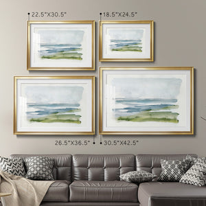 Coastline Splash I - Modern Framed Art Print