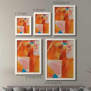 Primary Connection V - Barnwood Framed Canvas Set