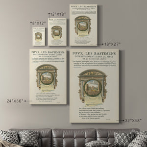 Printed Embellished Bookplate I Premium Gallery Wrapped Canvas - Ready to Hang