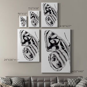 Monochrome Wings III Premium Gallery Wrapped Canvas - Ready to Hang