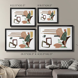 Vintage Vibes V - Modern Framed Art Print