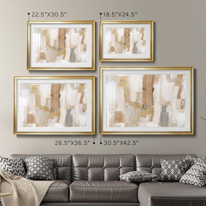 Gold Quartz I - Modern Framed Art Print