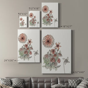 Dahlia Study - Canvas Art Print