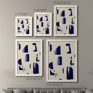 Fragment Abstraction I - Premium Framed Canvas 2 Piece Set - Ready to Hang