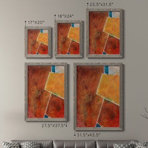 Primary Connection I - Barnwood Framed Canvas Set