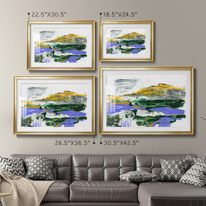 Silent Mountain VI - Modern Framed Art Print